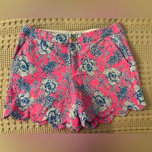 Lilly Pulitzer Buttercup Stretch Knit Shorts 014763 NWOT Size 6